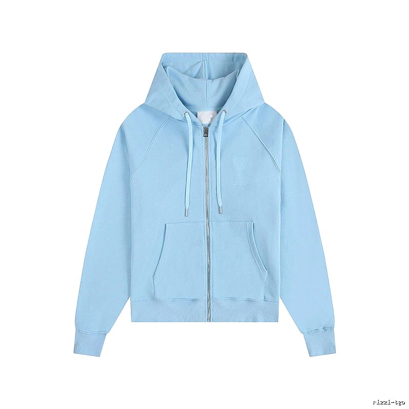 AMI minimalist style light blue sweatshirt