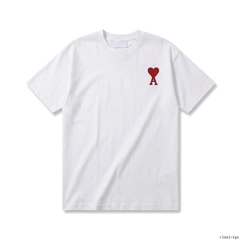 AMI minimalist style white T-shirt
