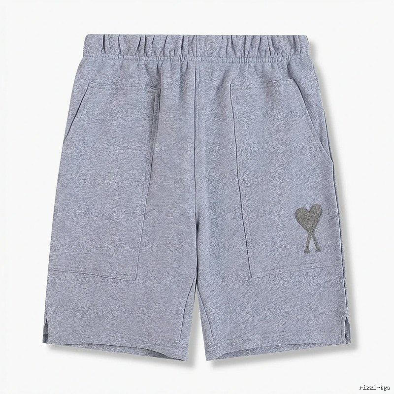 AMI pattern casual gray shorts