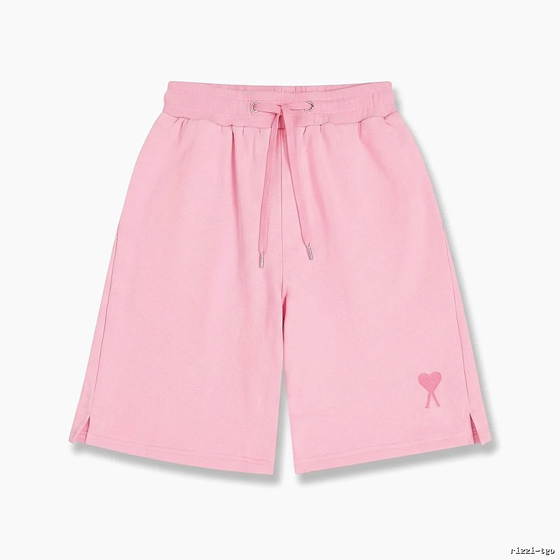 AMI pink shorts in a cute and casual style