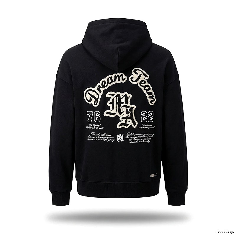 AMIRI Dream Team retro-style black sweatshirt