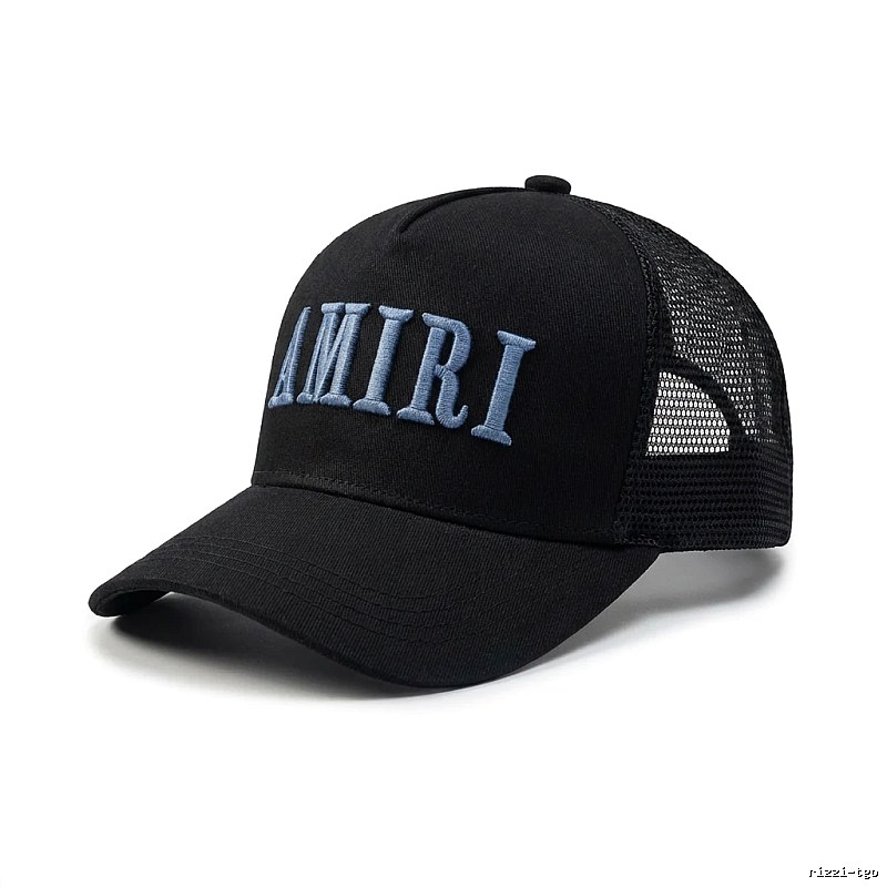AMIRI Embroidered Trendy and Cool Black Hat