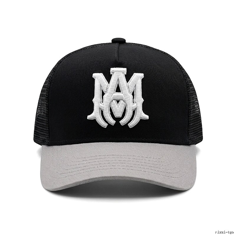 AMIRI Embroidered Trendy and Cool Black Hat