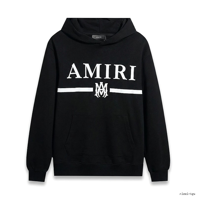 AMIRI Letter Print Black Sweatshirt