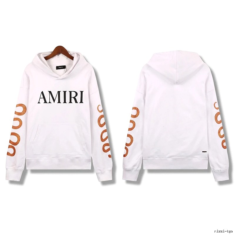 AMIRI letter - printed white sweatshirt