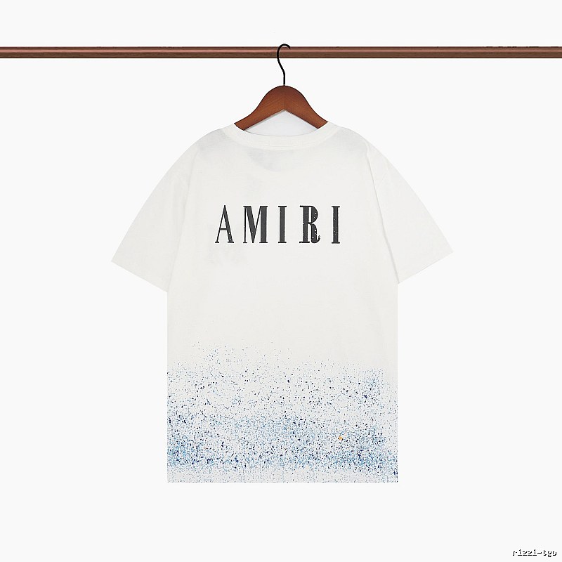 Amiri Relaxed Graphic T-shirt White Blue Amiri with Designer-Inspired Detail