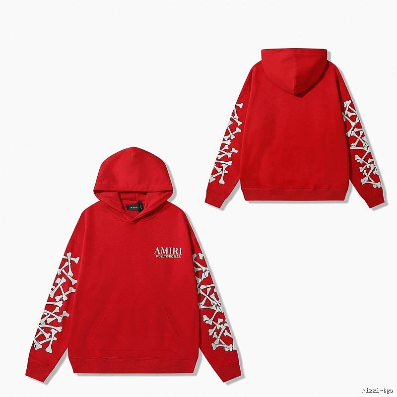 AMIRI Skeleton Red Tide Hoodie