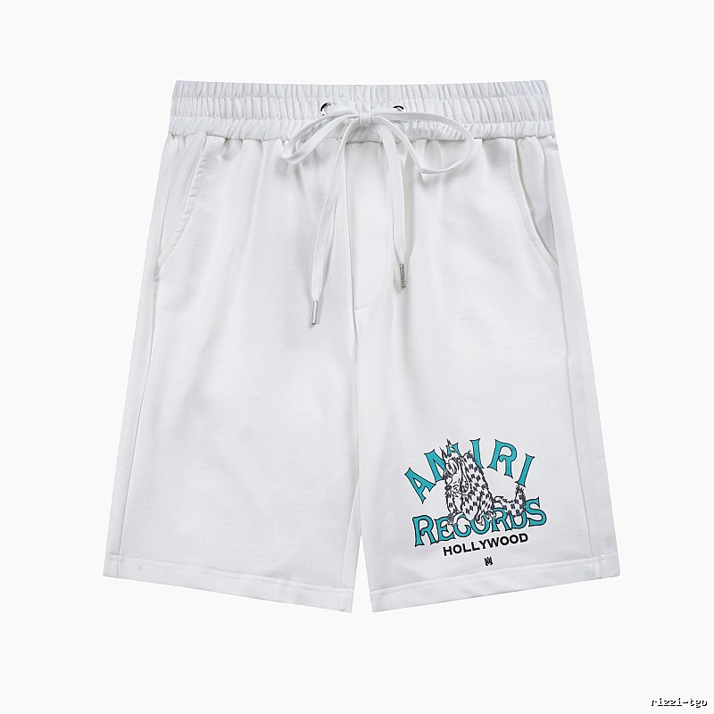 Amiri Statement Logo shorts Black Casual Amiri for Easy Pairing