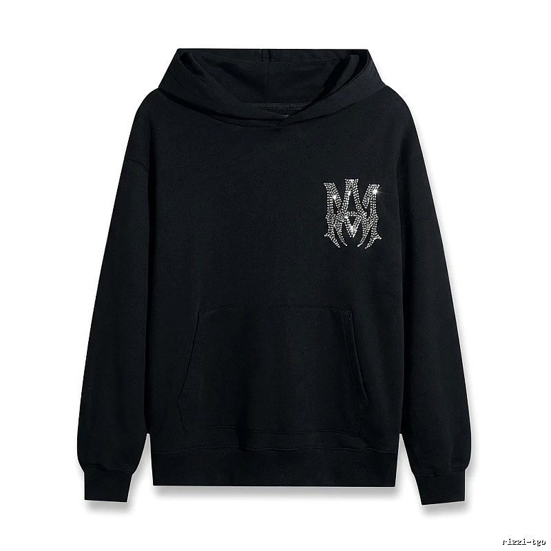 AMIRI's trendy and cool black hoodie