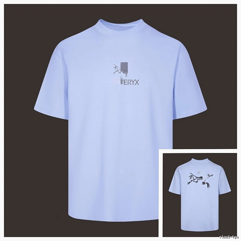 Arc'teryx Bone Logo Outdoor Casual Light Blue T-Shirt