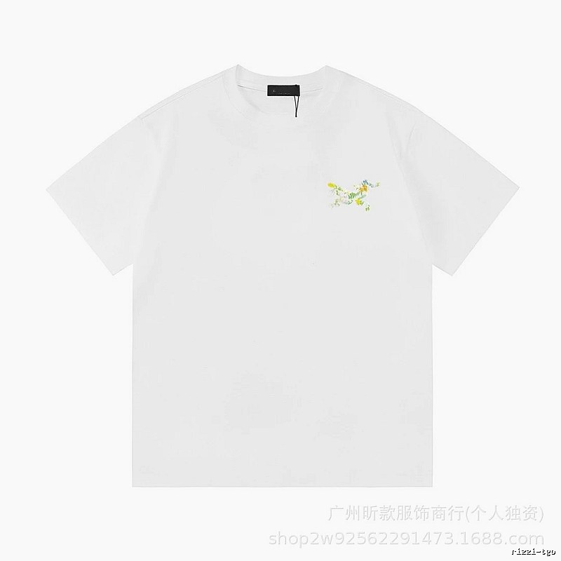 Arc'teryx Floral Print Outdoor Style White T-Shirt