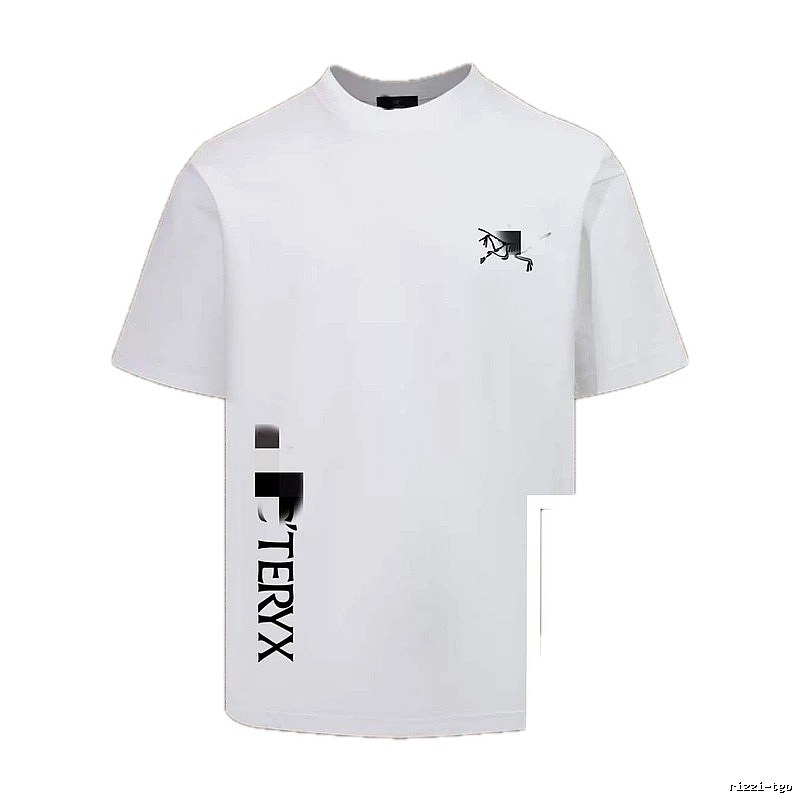 Arc'teryx Printed Outdoor Style White T-Shirt