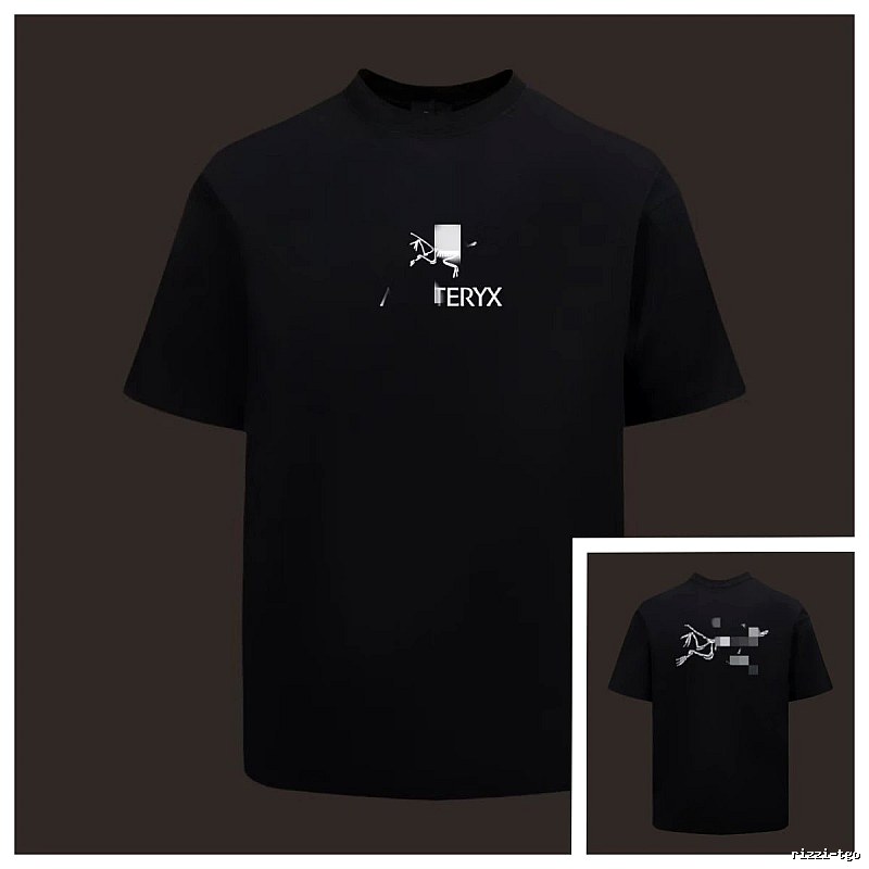 Arc'teryx Printed Street Style Black Short-sleeve T-shirt