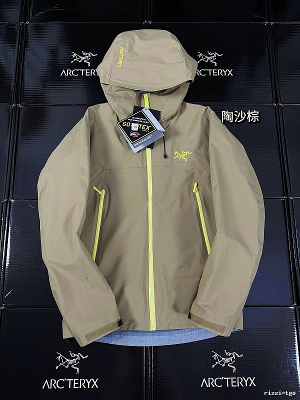 Arc’teryx Taupe Green Hardshell Jacket