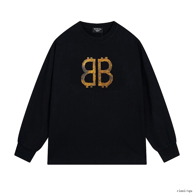 Balenciaga BB Print Black Sweatshirt