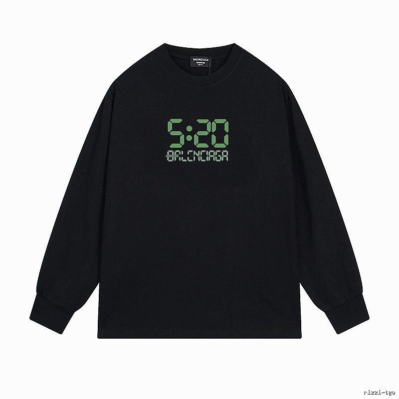 Balenciaga digital style black sweatshirt