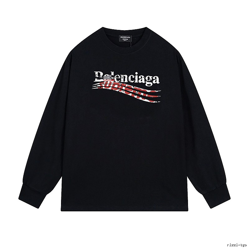 Balenciaga graffiti-style black T-shirt