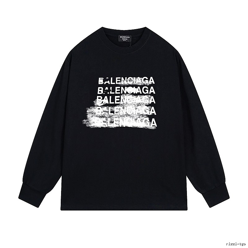 Balenciaga graffiti-style black T-shirt