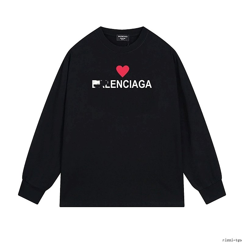 Balenciaga Love Simple Black T-shirt