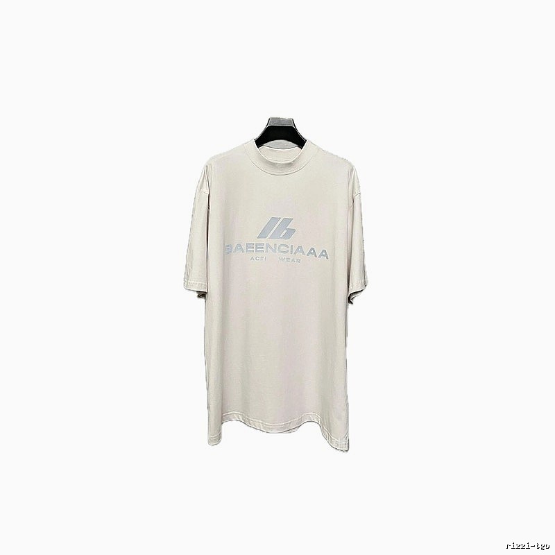 Balenciaga minimalist style off-white T-shirt