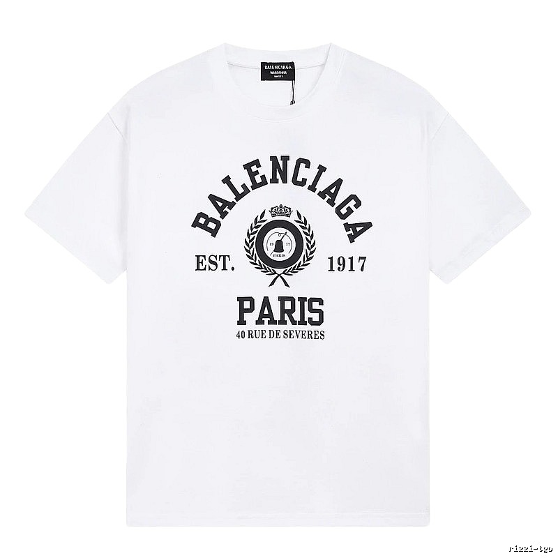 Balenciaga retro style white T-shirt