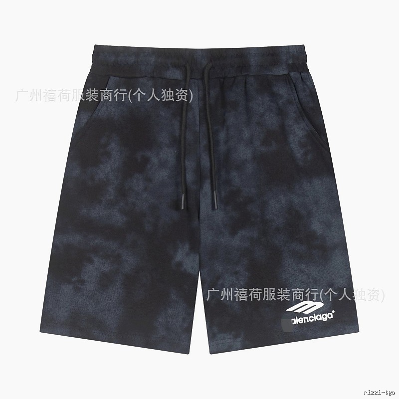 Balenciaga tie-dye style shorts