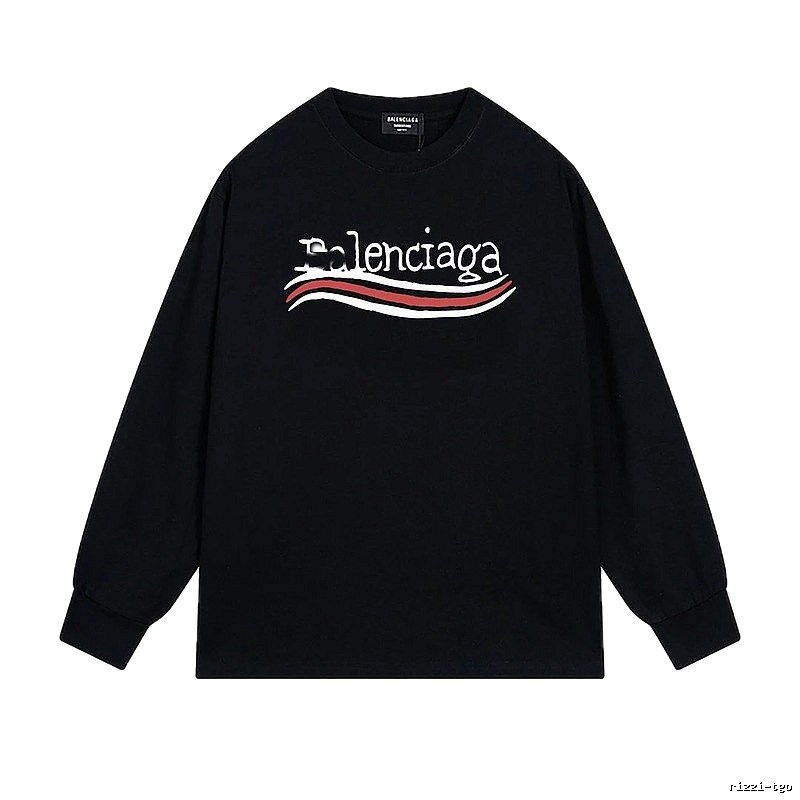 Balenciaga wavy black sweatshirt