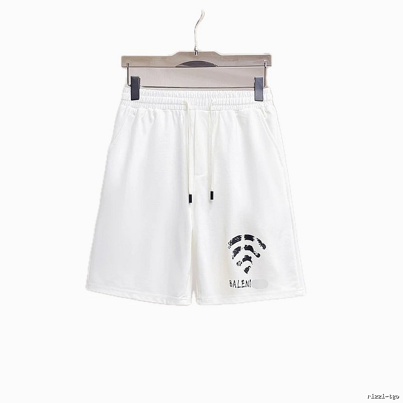 Balenciaga WiFi Printed Street Style White Shorts