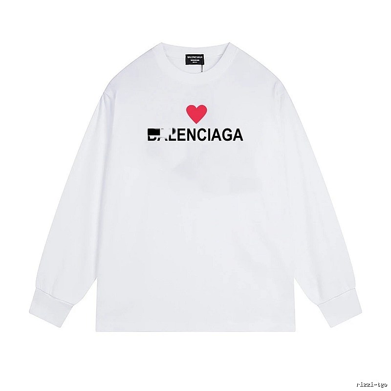 Balenciaga's simple white T-shirt with a heart design.
