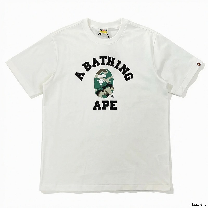 Bape Ape Camo Style White T-shirt