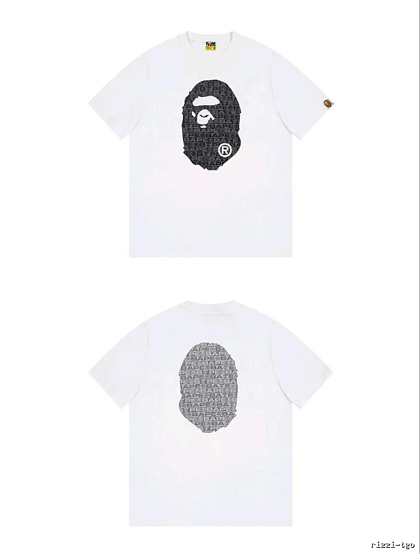Bape Ape Head Simple White T-shirt