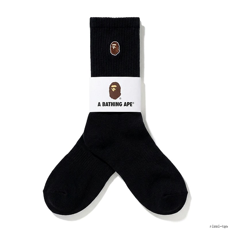 Bape Ape Head Trendy Black Socks