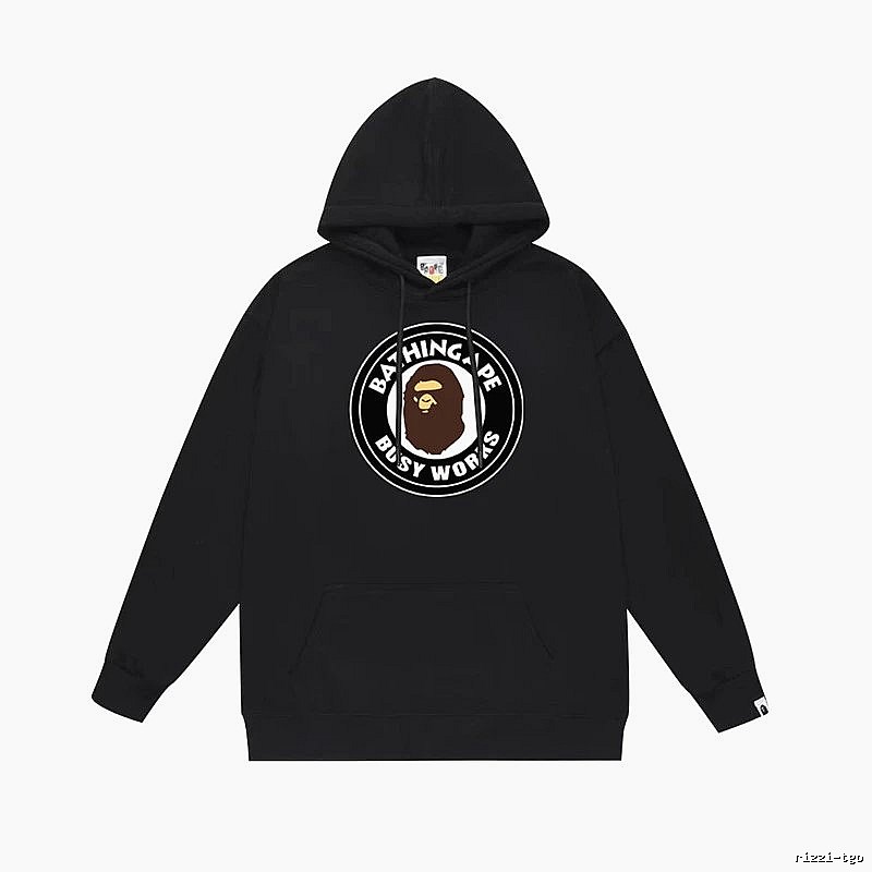 Bape Ape Head Trendy Cool Black Hoodie