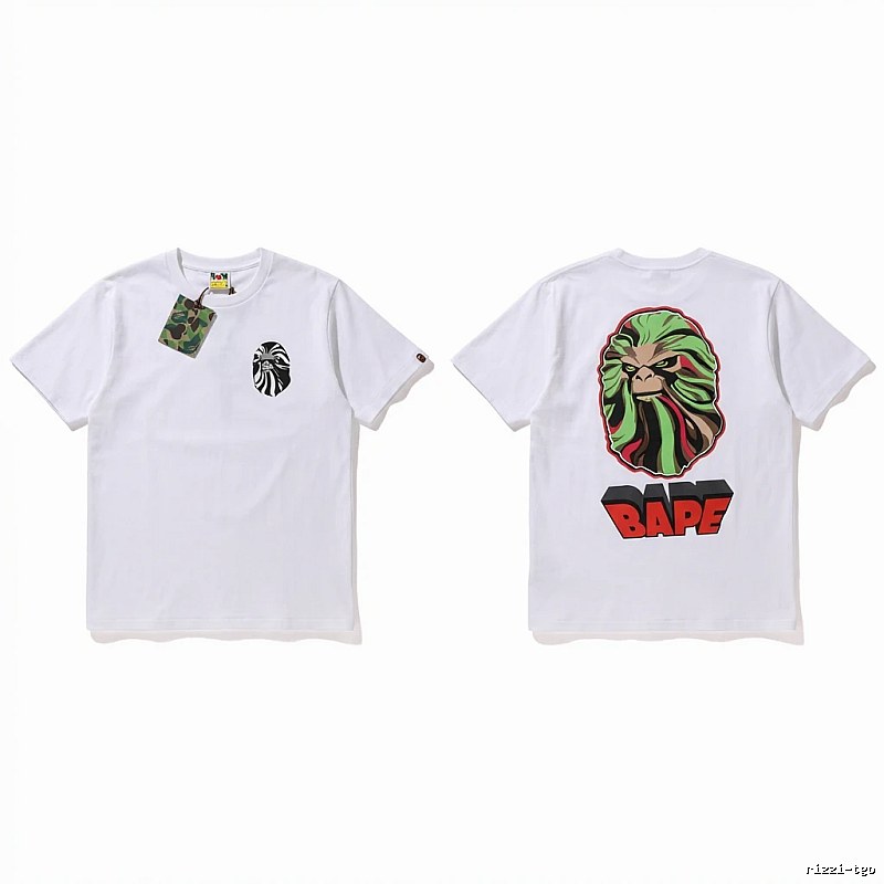 Bape Ape Head Trendy White T-shirt