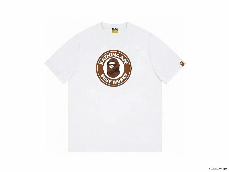 Bape Ape Head white short-sleeved shirt