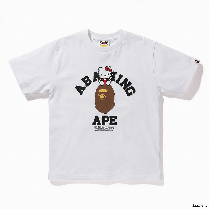 Bape Co-branded Cartoon White T-shirt