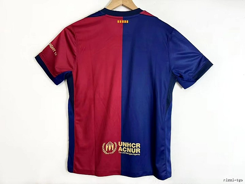 Barcelona Gift Ready Gavi #6 soccer jersey Blue Red Barcelona with Standout Detail