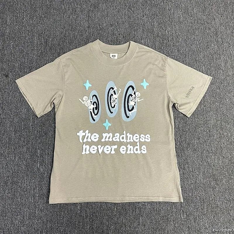 Broken Planet Sport Graphic T-shirt White Cotton Bold for Collection Drops