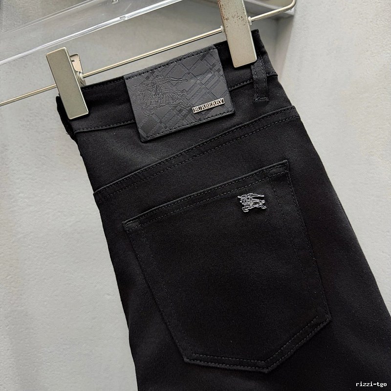 Burberry Logo Jeans - Tonal Knight Emblem And Branded Back Patch Style Edit