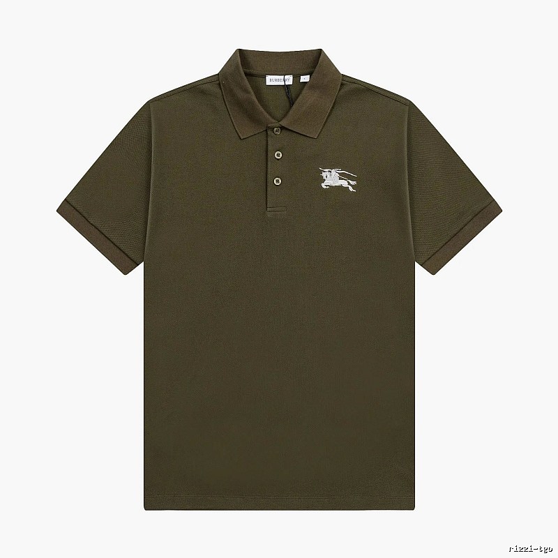 Burberry's retro-style polo shirt with the knight logo