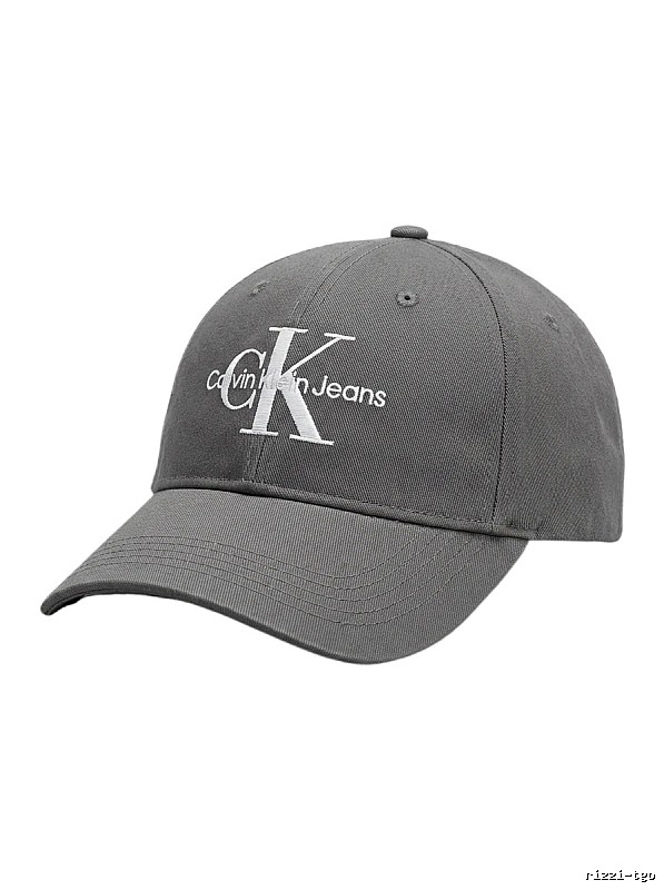 Calvin Klein (CK) minimalist style dark gray baseball cap