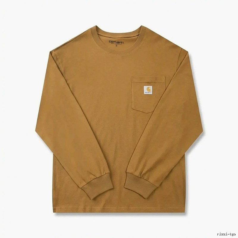 Carhartt basic retro brown long-sleeve