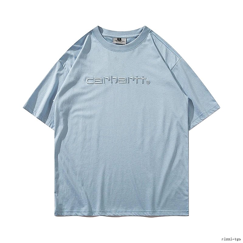 Carhartt Classic Logo T-shirt Light Blue Subtle for Daily Styling