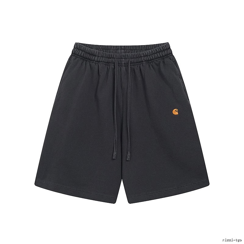Carhartt Small Logo Workwear Style Carbon Black Casual Shorts