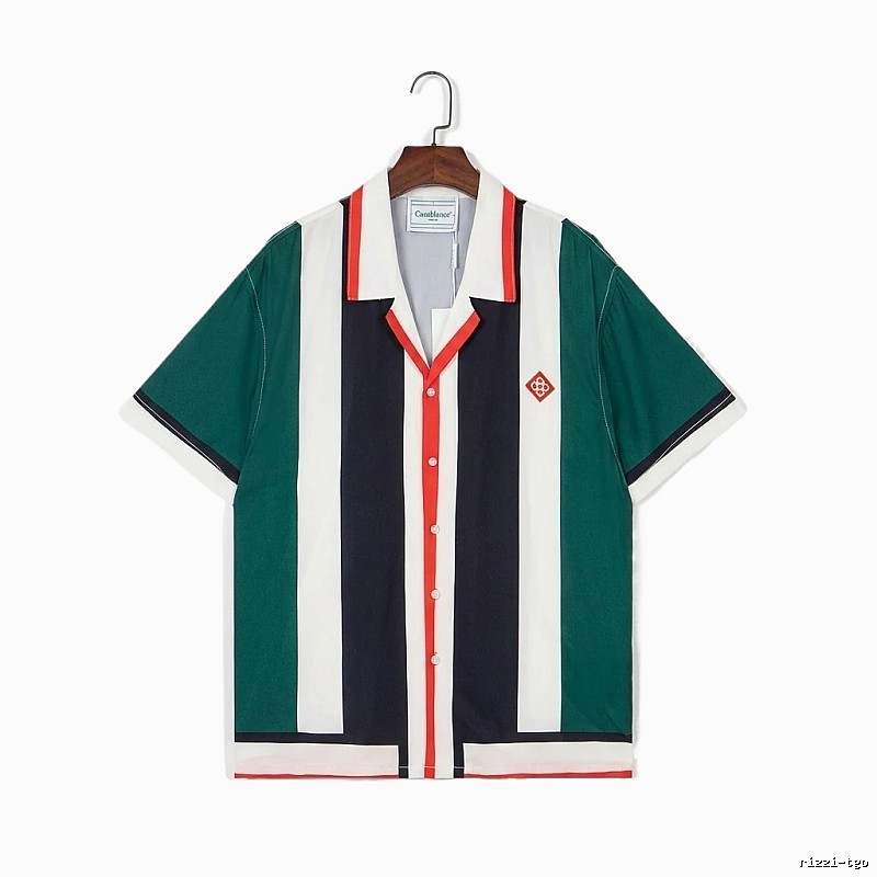 Casablanca striped retro-style shirt