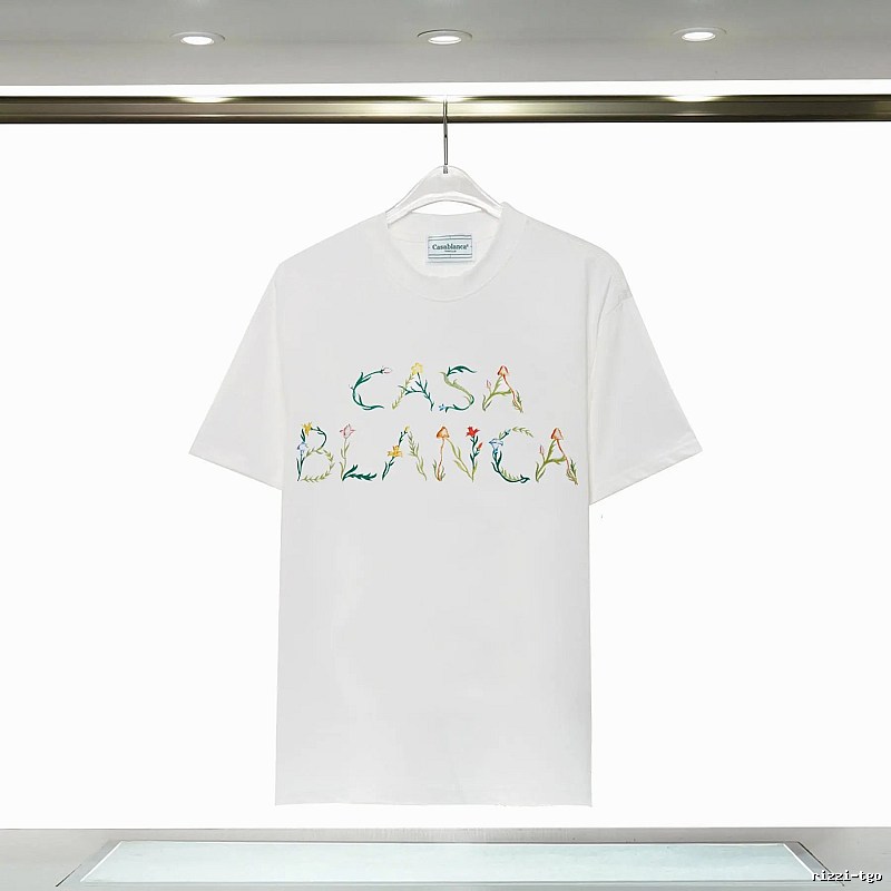 Casablanca - style printed white T - shirt