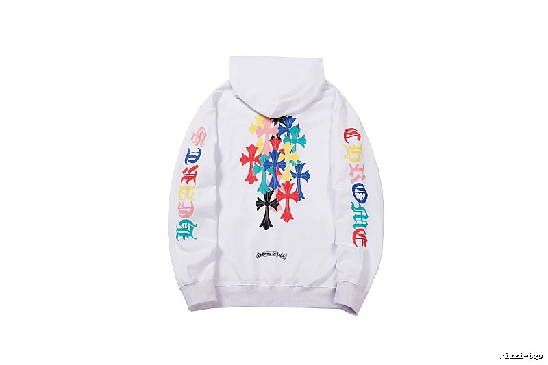 Chrome Hearts 2088-39 White Cross Graphic Hoodie City Outfit