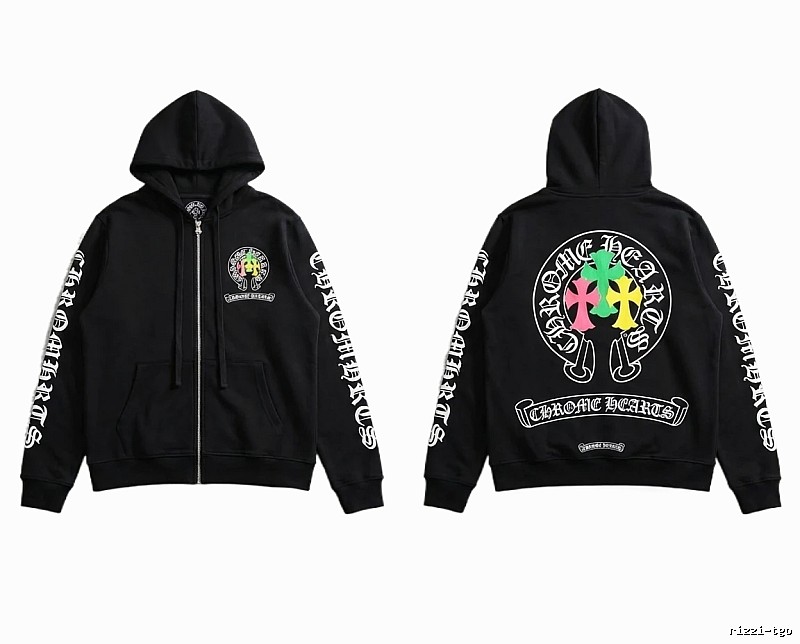 Chrome Hearts Colorful Retro Style Sweatshirt