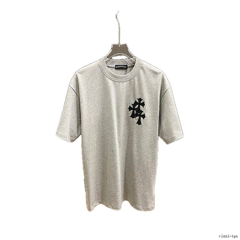 Chrome Hearts Cross Flower Grey T-shirt