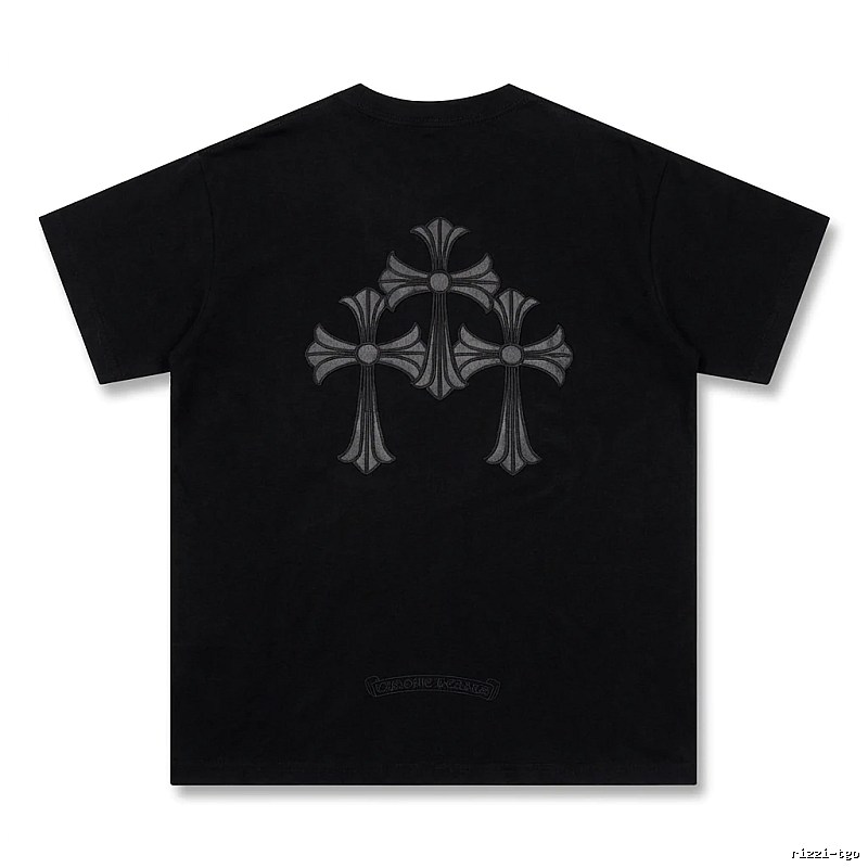 Chrome Hearts Cross Print Black T-shirt